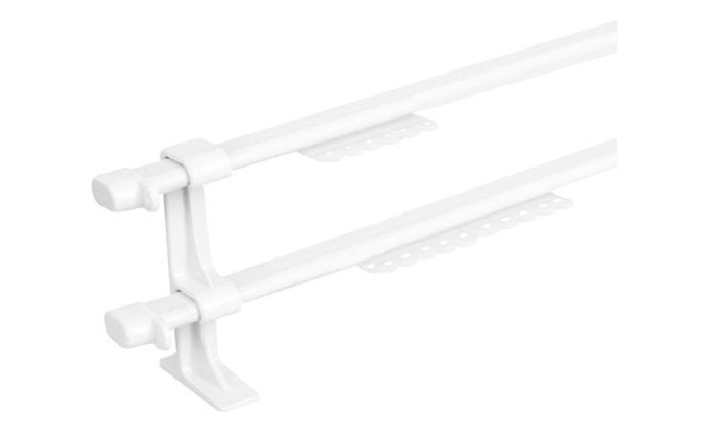 CURTAIN RAIL DOUBLE 2.5M