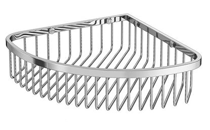 CHROME BATHROOM CORNER STAND (per 2pc set)