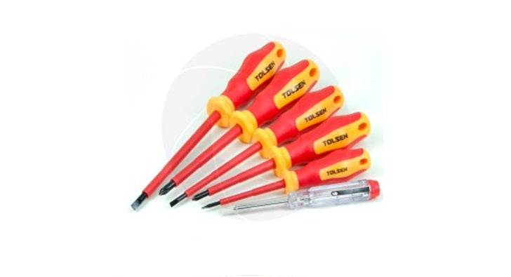 SCREWDRIVER SET 6PC INSULATED *FREFOX*