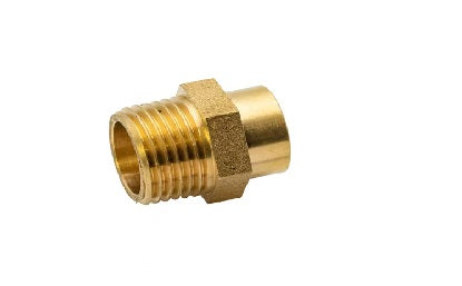 SOLDER MALE COUPLER 15X22MM