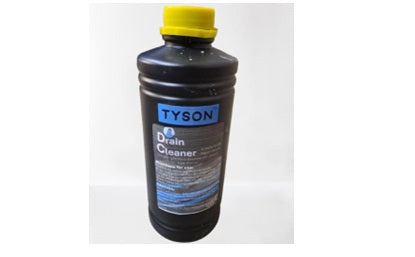 .TYSON DRAIN CLEANER 1L (YELLOW CAP) indoor/light duty