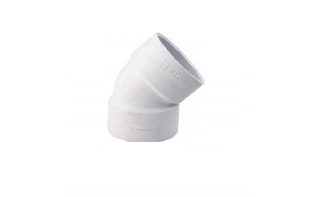 PVC SV 50MM 45" BEND