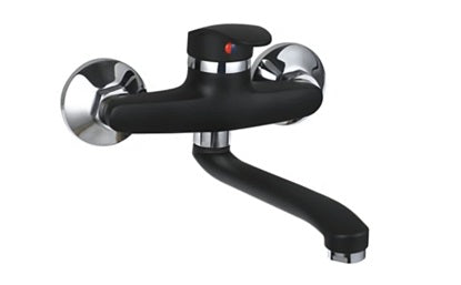 .Excluzo -Black Edition- SINK MIXER LEVER (wall mount)