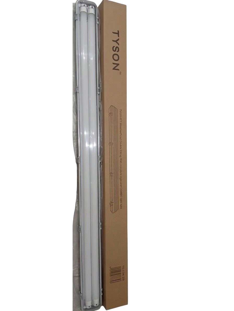 TYSON WEATHERFROOF DOUBLE 4FT + 2 TUBES