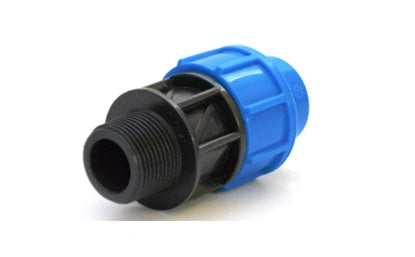 POLYPROP 25MM COUPLING MALE