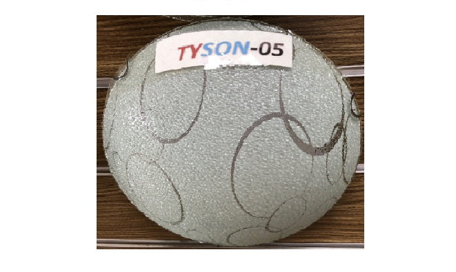 .TYSON GLASS CEILING LIGHT FITTING 2*E27