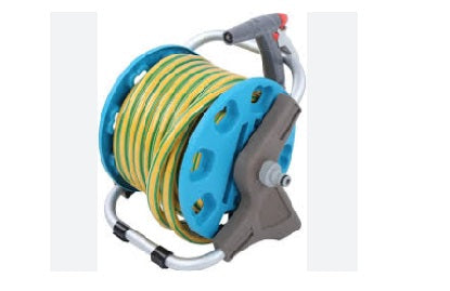 GARDEN HOSE REEL SET - METAL 12mmX20mt