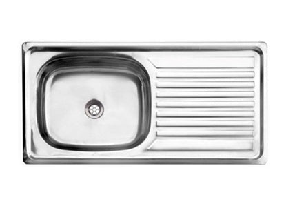 SINK single + FITTINGS 1mtr