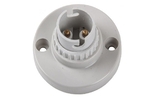 LAMP HOLDER WHITE