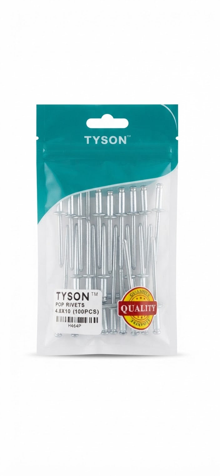 POP RIVETS 4.8*10 100PC Ziplock Bag