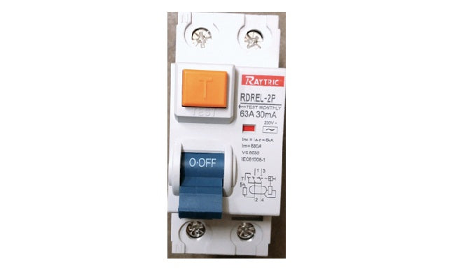 RAYTRIC DIN RAIL EARTH LEAKAGE 63A 2P