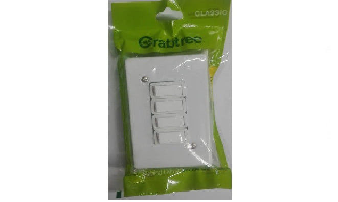 CRABTREE PRE-PACK 4*2 4 LEVER