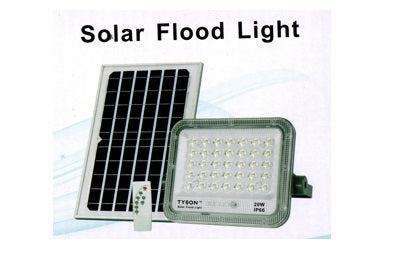 .TYSON LED SOLAR FLOODLIGHT + PANEL 50W 2pc