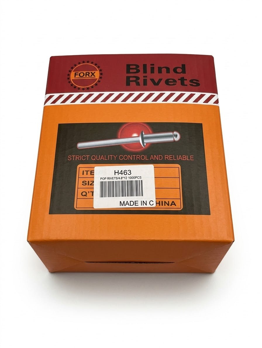 POP RIVETS 4*12 1000PC / PER BOX