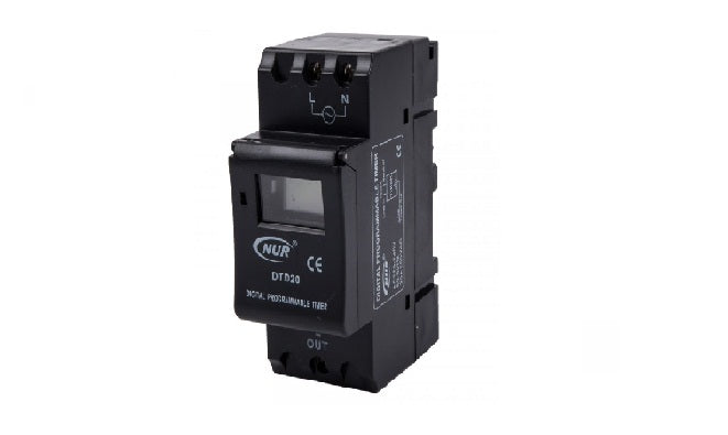 NUR DIGITAL TIMER DUAL MOUNT 20A dtd20