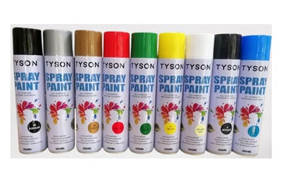 .TYSON SPRAY PAINT 300ml SIGNAL RED