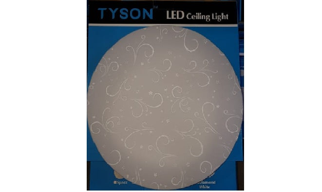 .TYSON LED CEILING LIGHT 18W 33cm -SPRAY-