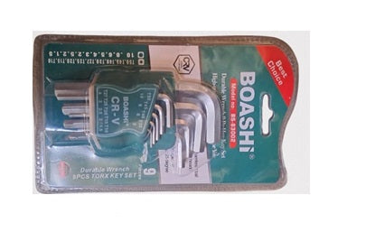 .MEAKIDA QUALITY ALEN KEY SET 9PC