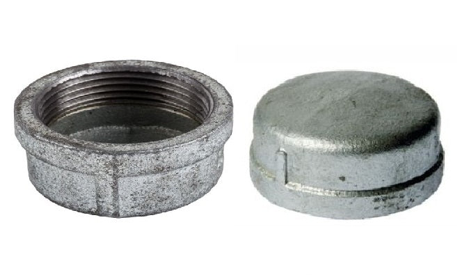 GALV 15MM END CAP FI EG