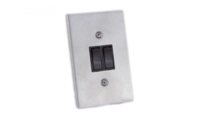 AUSMA METAL SILVER SWITCH 2 LEVER