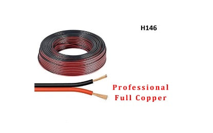 SPEAKER WIRE 0.5MM RED/BLACK (copper)