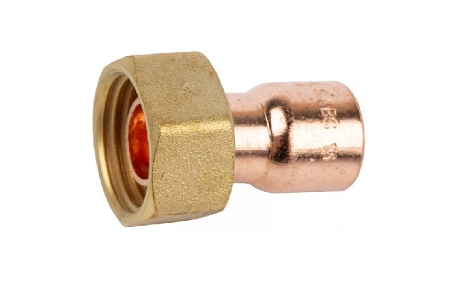 COPPER 15MM X 1/2" CAPILLARY TAP COUPLER