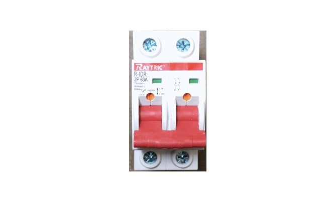 RAYTRIC DIN RAIL ISOLATOR 63A 2P