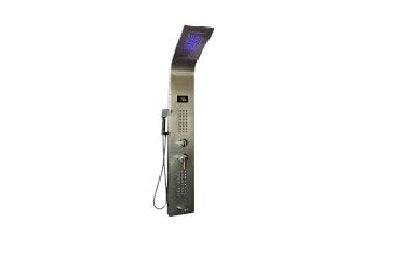SHOWER PANEL CURV / CHROME