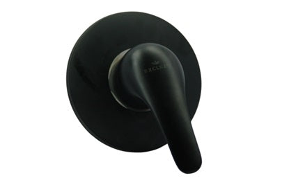 Excluzo -Black Edition- SHOWER MIXER LEVER ROUND