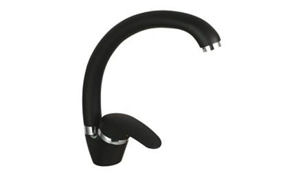Excluzo -Black Edition- SINK MIXER LEVER HIGH SPOUT (deck mount)
