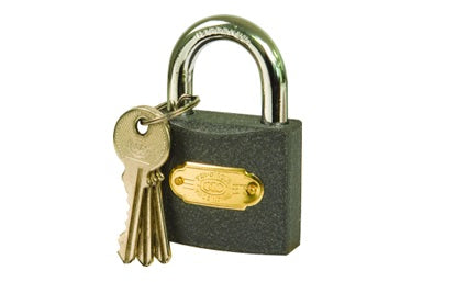 PADLOCK 32MM GREY