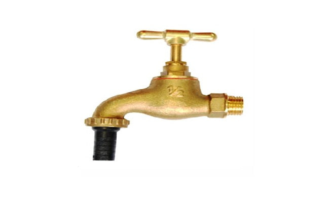 P BRASS PLATED TAP 1/2 N252