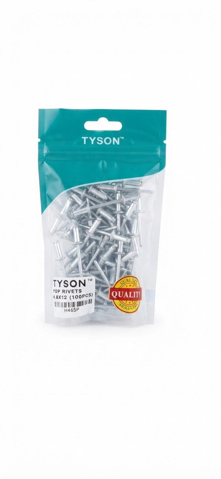 POP RIVETS 4.8*12 100PC Ziplock Bag