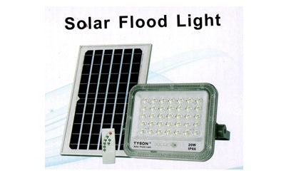 .TYSON LED SOLAR FLOODLIGHT + PANEL 200W 2pc