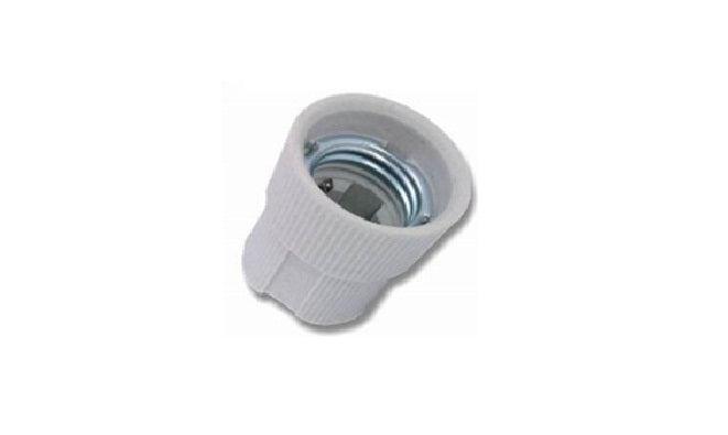 PORCELAIN HOLDER E27 *unskirted*